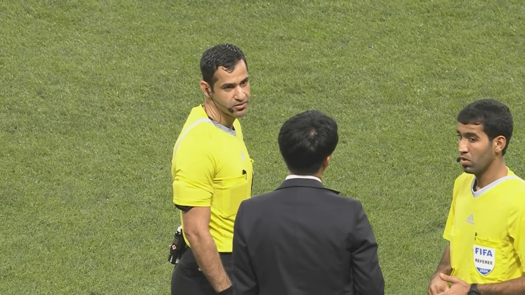  賈西姆執(zhí)法亞冠海港客戰(zhàn)神戶勝利船，此前主哨國足0-7日本