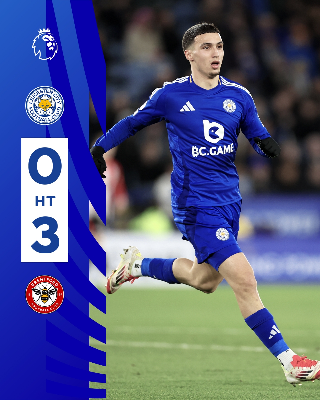  半場0-3！萊斯特若不進(jìn)球輸球，將主場6連敗0進(jìn)球創(chuàng)歷史最糟戰(zhàn)績