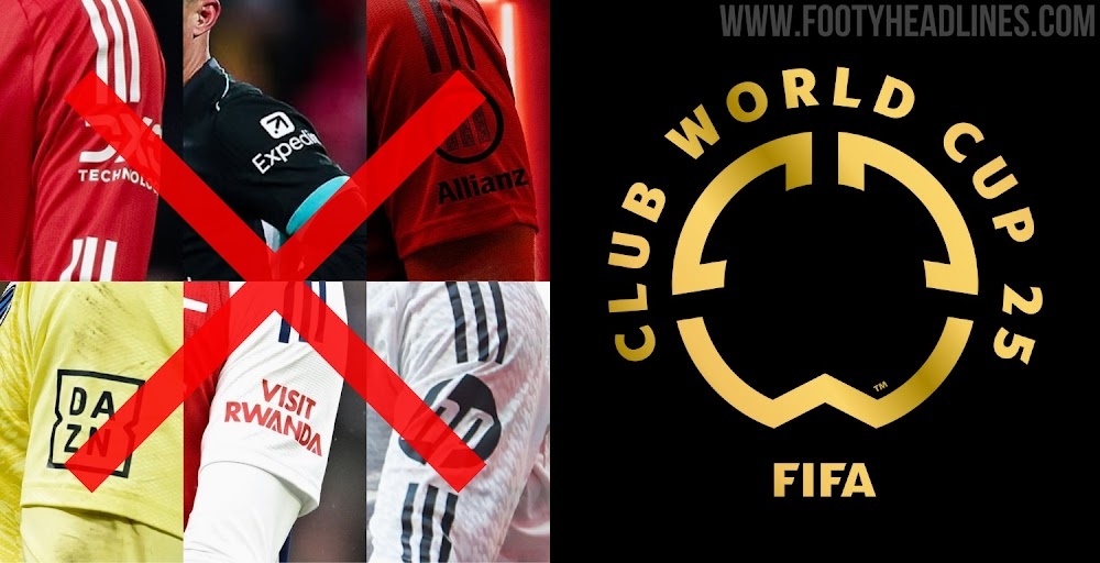  FIFA不允許世俱杯球隊有袖標(biāo)贊助，需貼上世俱杯徽標(biāo)