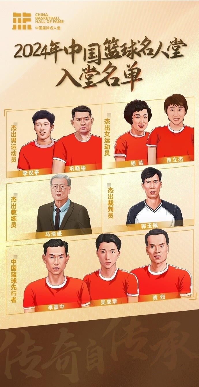  周琦：名人堂的每一個(gè)名字都是中國籃球的年輪見證 共同加油！