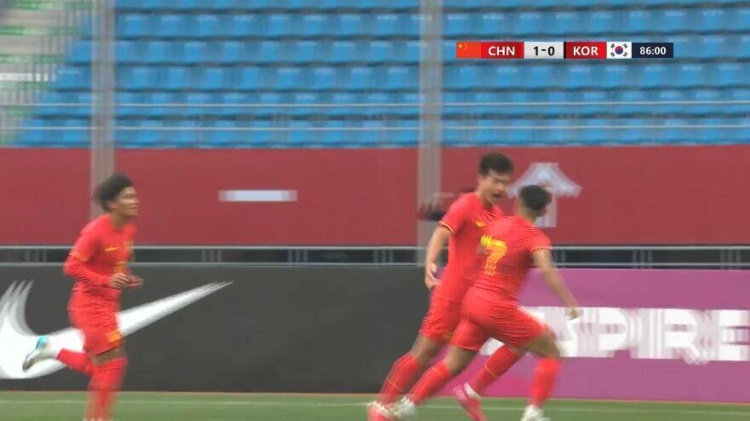  U22國(guó)足1-0韓國(guó)全場(chǎng)數(shù)據(jù)：控球率49%落后韓國(guó)，10射7正領(lǐng)先對(duì)手