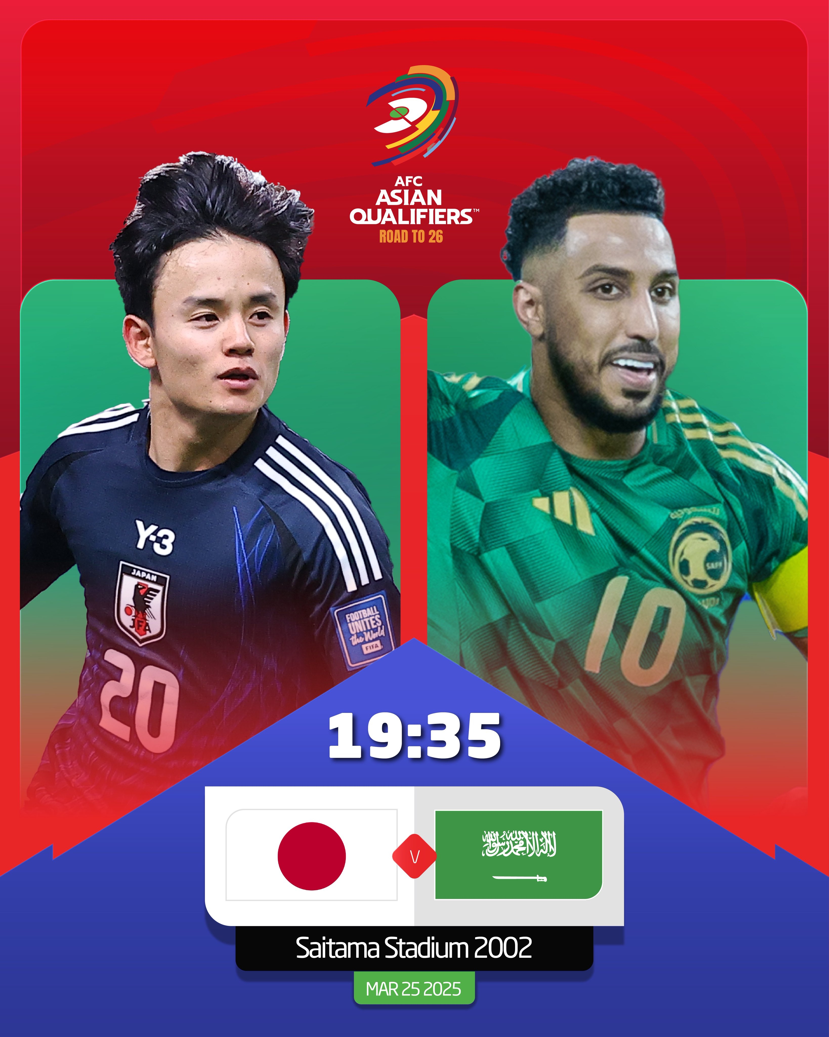  日本vs沙特首發(fā)：久保建英、前田大然、遠(yuǎn)藤航出戰(zhàn)，多薩里先發(fā)
