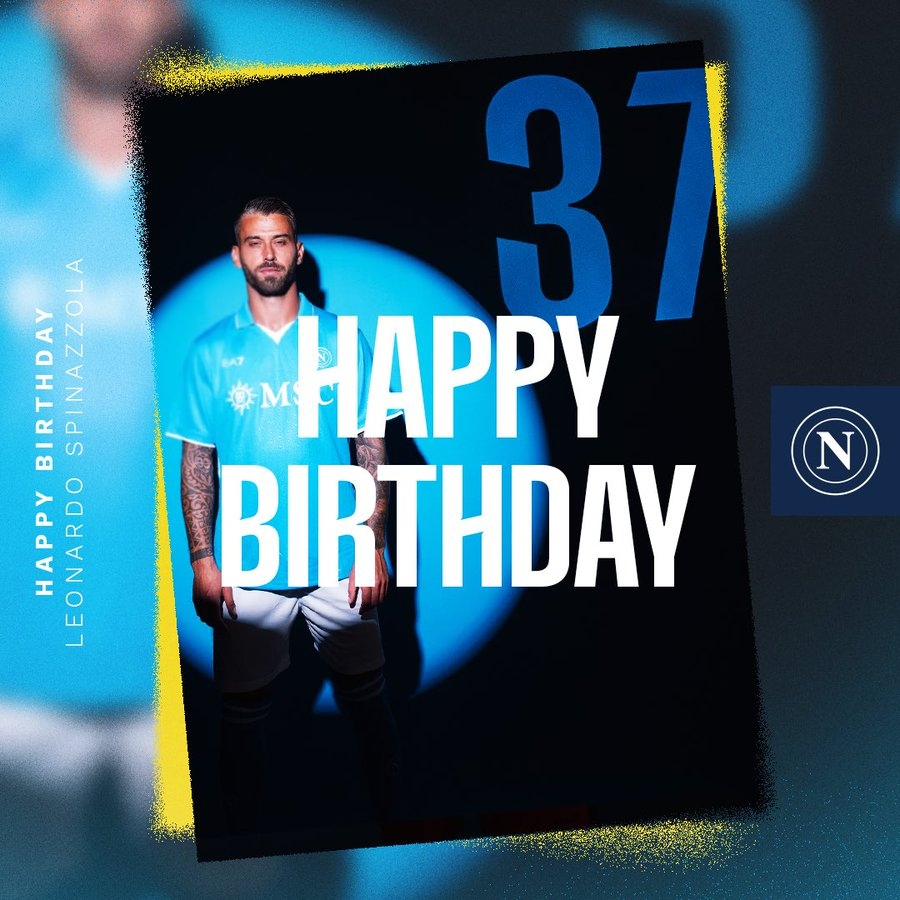  生日快樂！那不勒斯官方發(fā)文慶祝斯皮納佐拉32歲生日