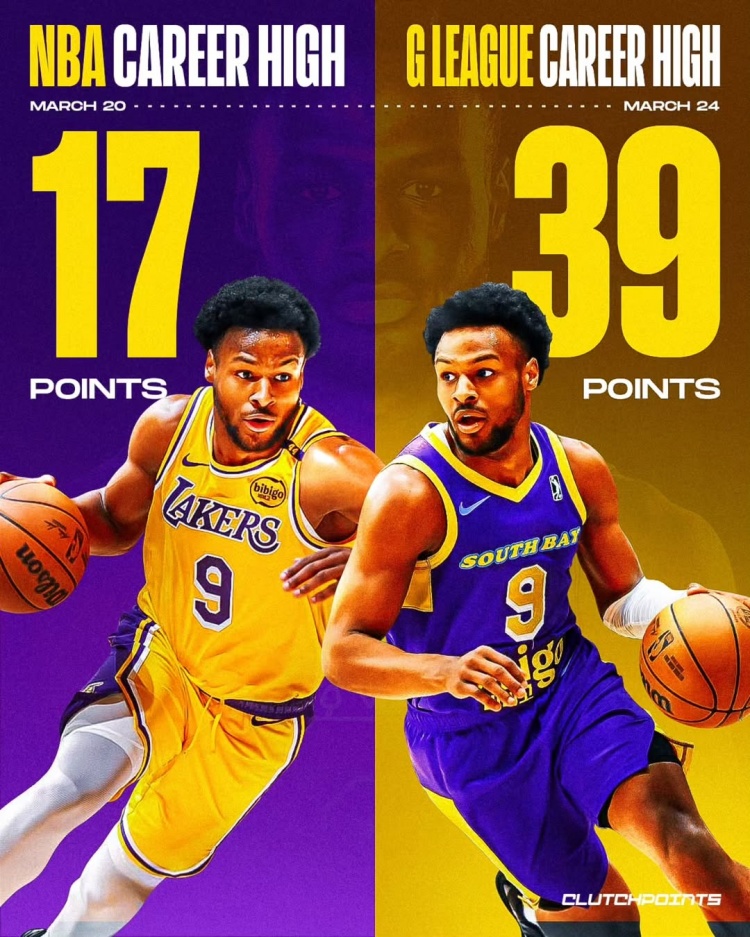  在進步！布朗尼一周內(nèi)先后創(chuàng)下個人NBA和G聯(lián)盟單場得分新紀錄