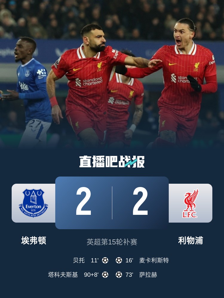  劉語熙評默西塞德德比：場面勝過比分，奧利弗又一次當“主角”